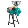 Electric Grain Mill Grinder, 110 lbs/H Commercial Spice Grinders, 1500W Cast Iron Pulverizer Powder Machine with Non-Slip Rubber Feet, for Dry Grains