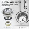 Stainless Steel Prep & Utility Sink, 1 Compartment Free Standing Small Sink Include Faucet & legs, 18"x41" Commercial Single Bowl Sinks for Garage
