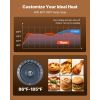 3-Tier Commercial Food Warmer Display, 800W Food Display Warmer with LED Light, Top Storage and Adjustable Shelves, 86-185 Fahrenheit Steam Heating